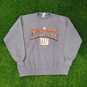 Vintage New-York Giants Football Sweatshirt XL/2XL 26x27 Faded